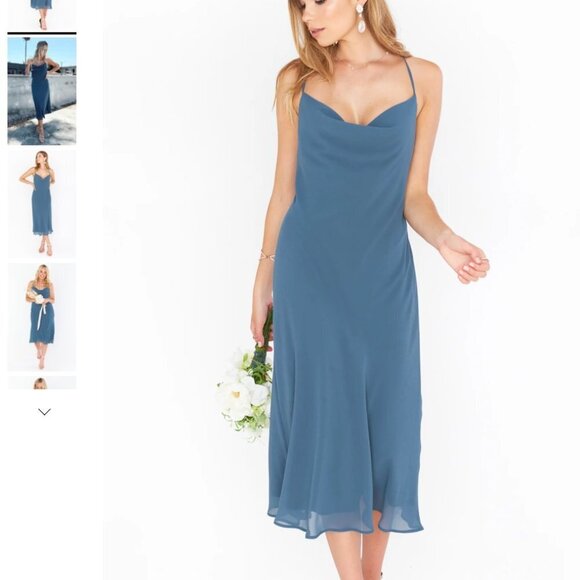 Show Me Your MuMu Dresses & Skirts - 💙 Verona Cowl Dress — Show Me Your Mumu — Size M (NWT)